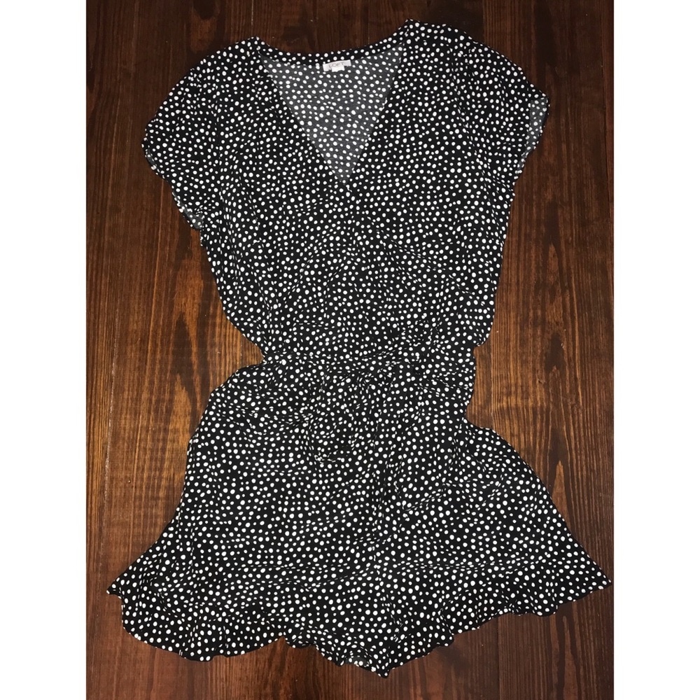 LOFT polka dot romper